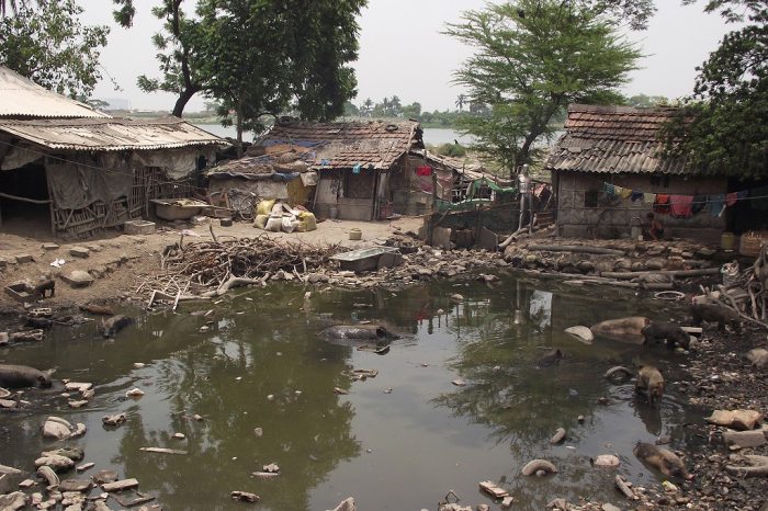 A lepra terjedésének kedvező lakókörnyezet Indiában