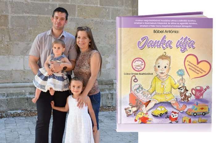 Antónia Bábel and her family