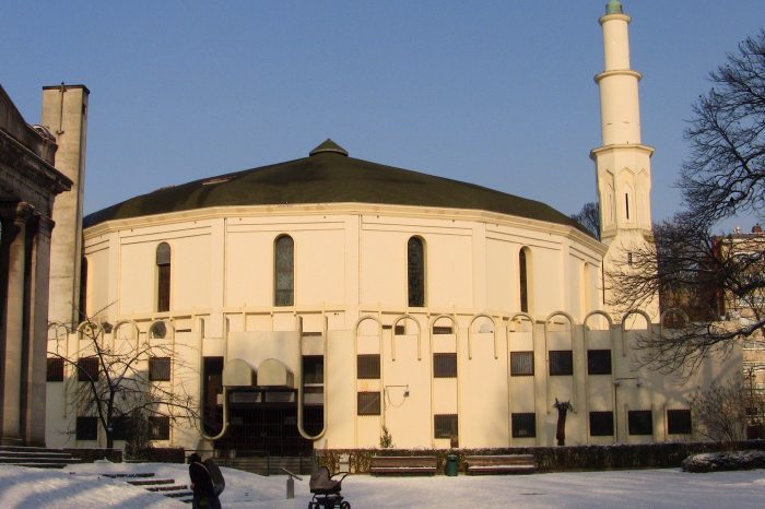 A brüsszeli nagy mecset - Kép: Wikipedia