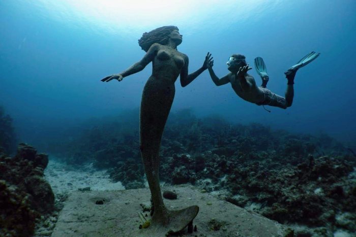 mermaids under water