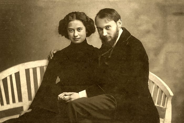 Erzséber Sass-Brunner and her husband