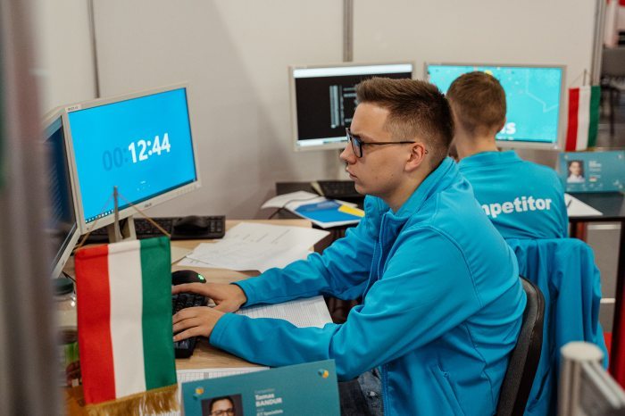 Tamás Bandúr at the EuroSkills Competition