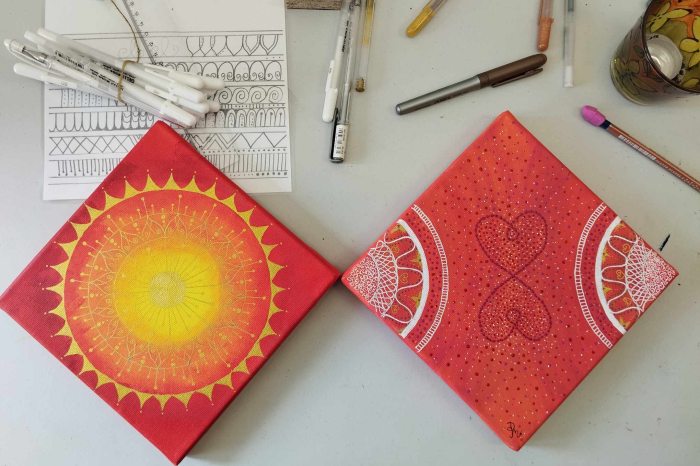 mandala készítés