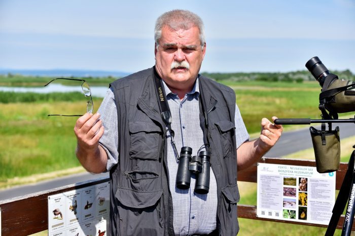 Attila Pellinger, nature conservation expert of the Fertő-Hanság National Park