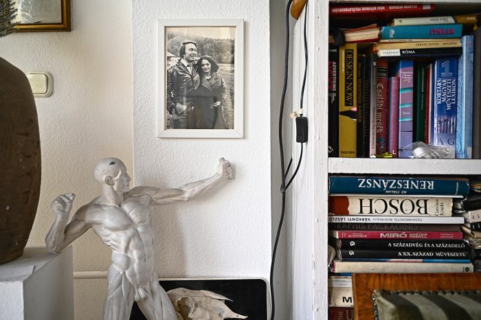 In the picture József Baska and his wife