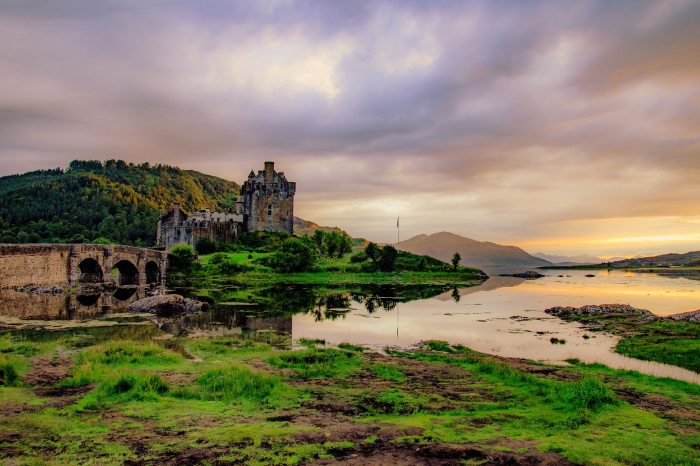 Skócia Eilean Donan vár