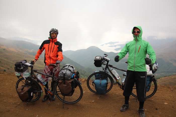 Szabó Ádám és Illés Adorján részben közösen teljesítették a nagy föld körüli tekerést - fotó forrása: Szabó Ádám