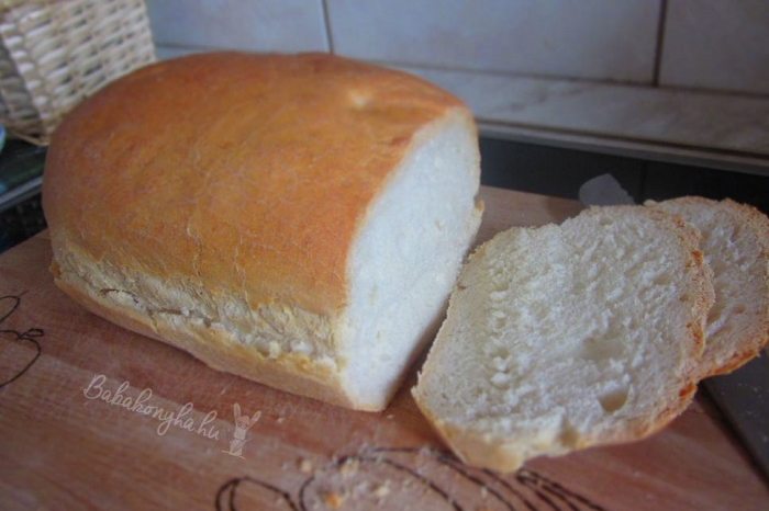 Tönkölylisztes kenyér házilag