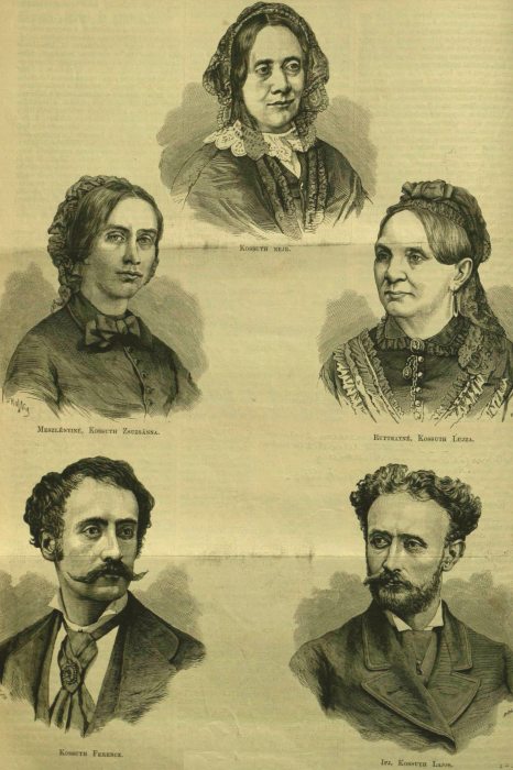 Kossuth Lajos családja