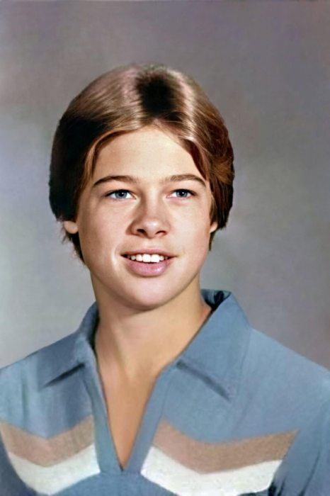 Brad Pitt fiatalon