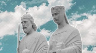 Szent István király és felesége