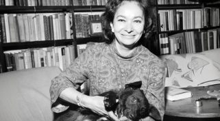 Szabó Magda otthonában