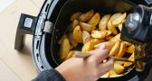 airfryer által készített sült krumpli
