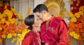 thai-magyar házaspár esküvőjükön