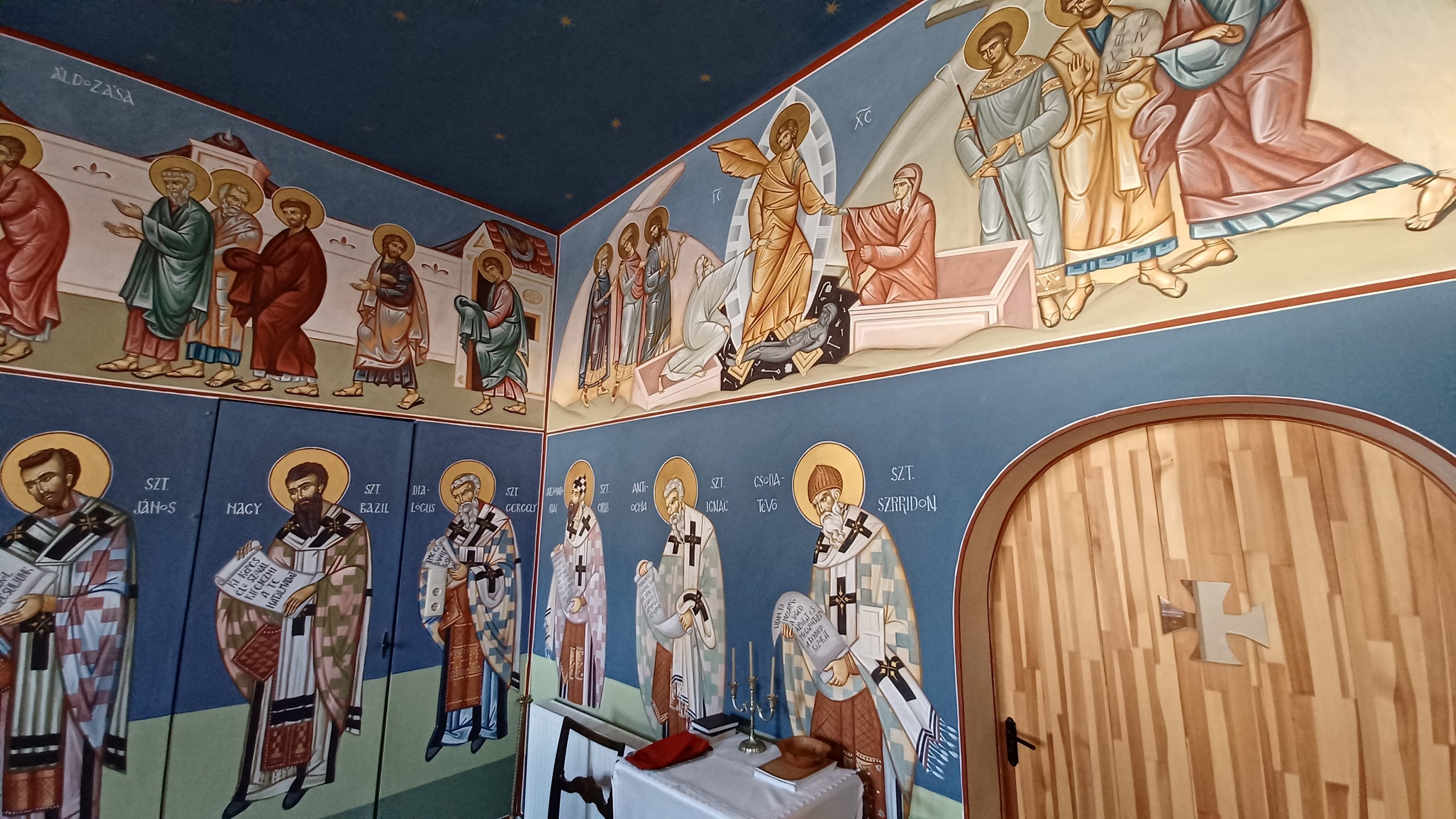 The murals of Mihály Vajda in the Greek Catholic Chapel of Eger