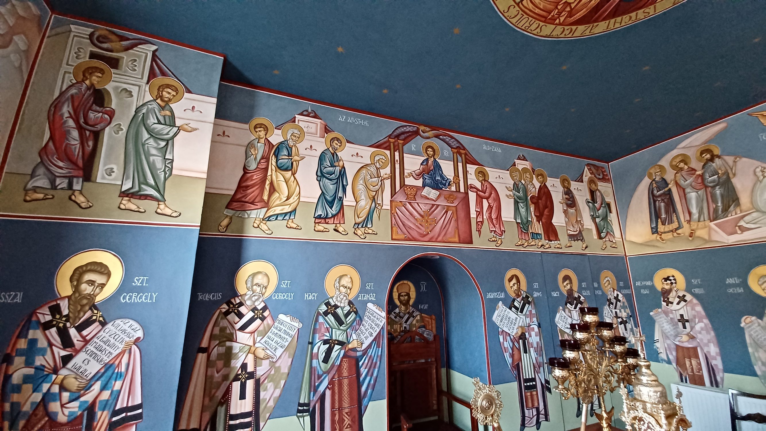 The murals of Mihály Vajda in the Greek Catholic Chapel of Eger