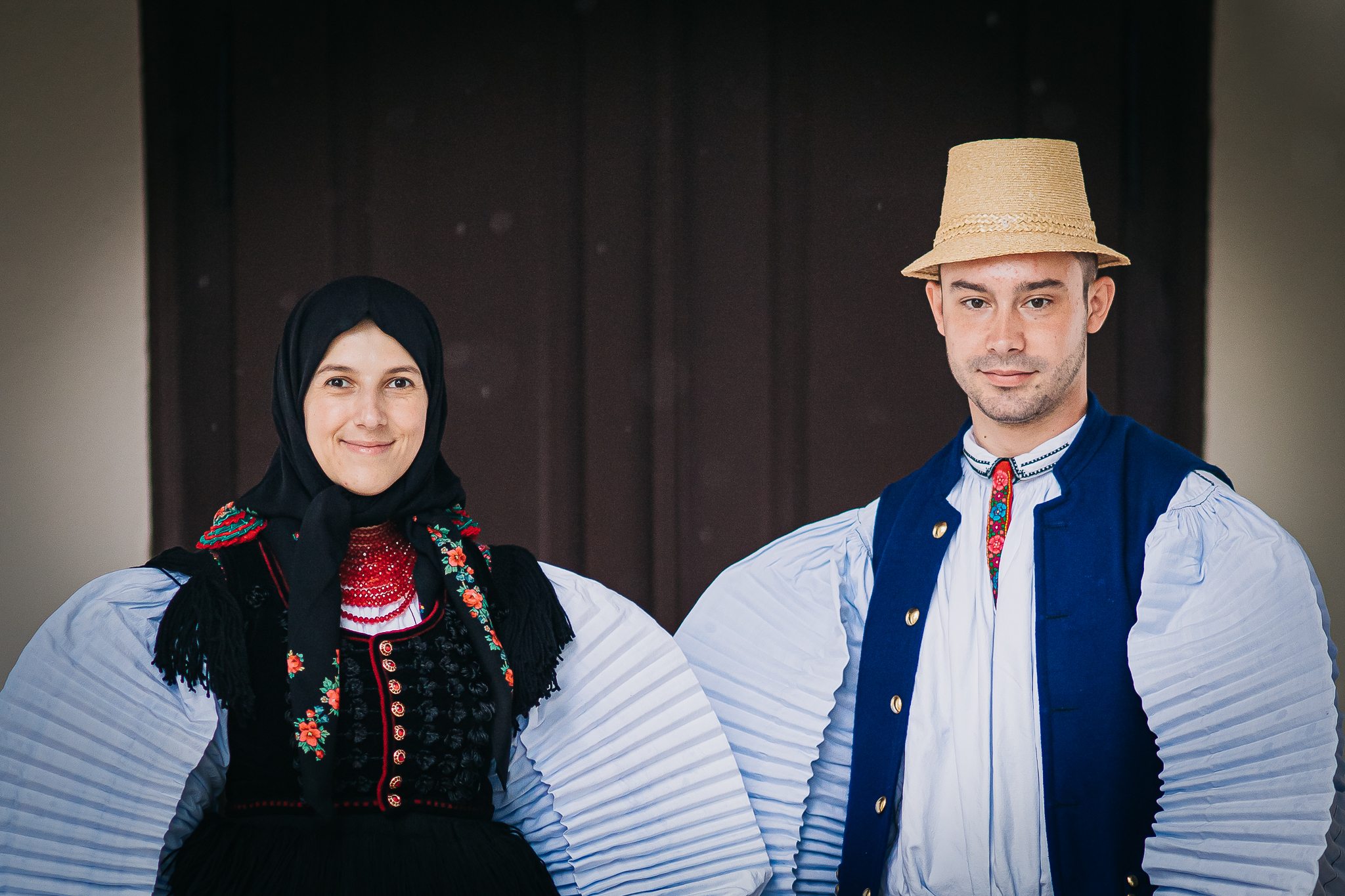 széki esküvő - az ifjú pár
