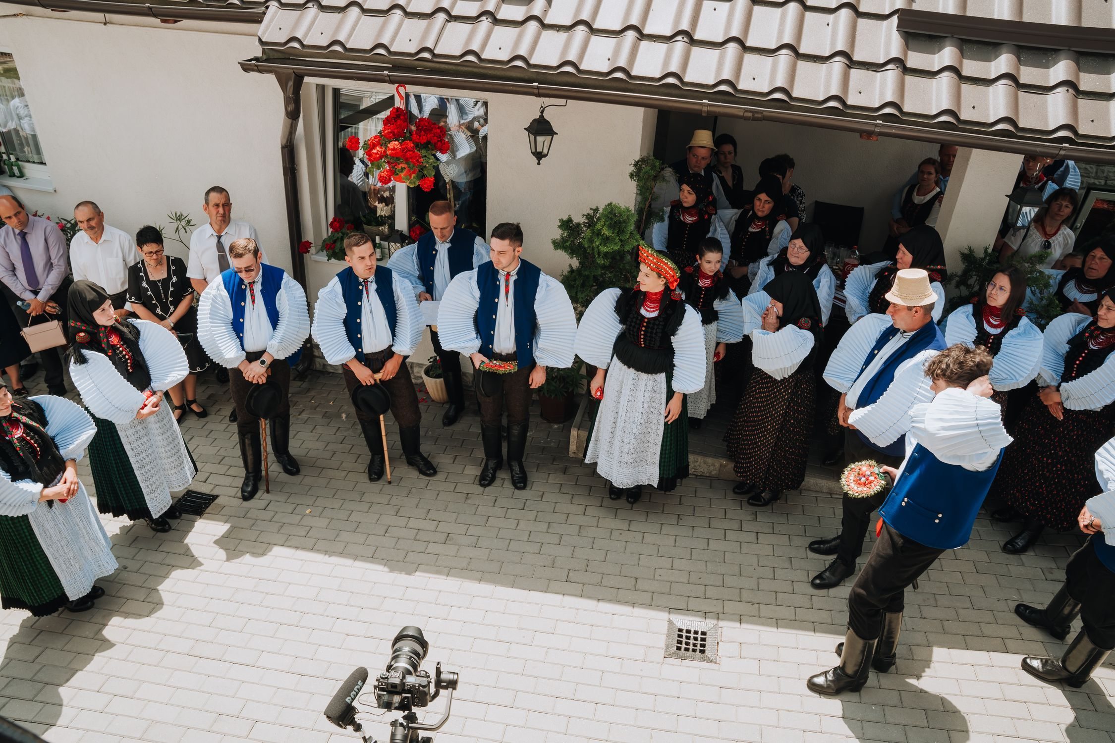 The wedding guests