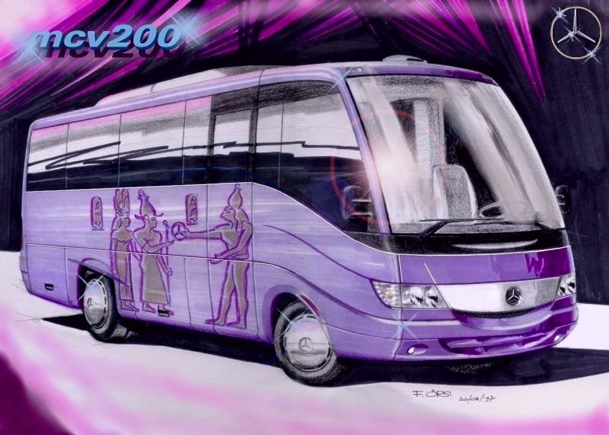 MCV 200 midibusz design javaslat