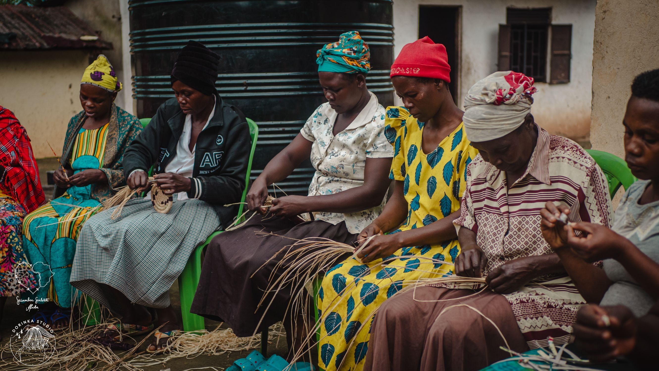 Women weaving