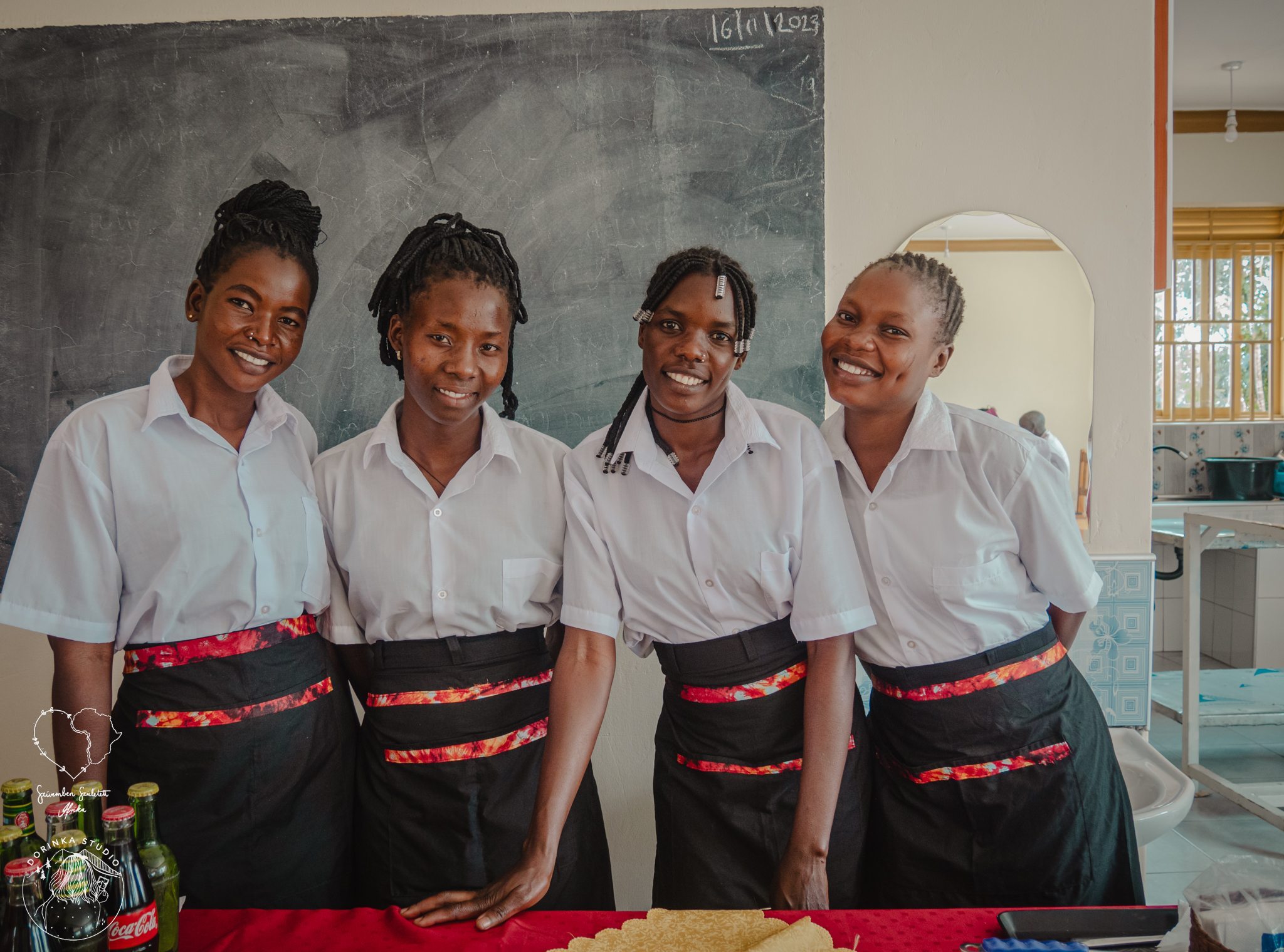 Girls atone of the association's schools
