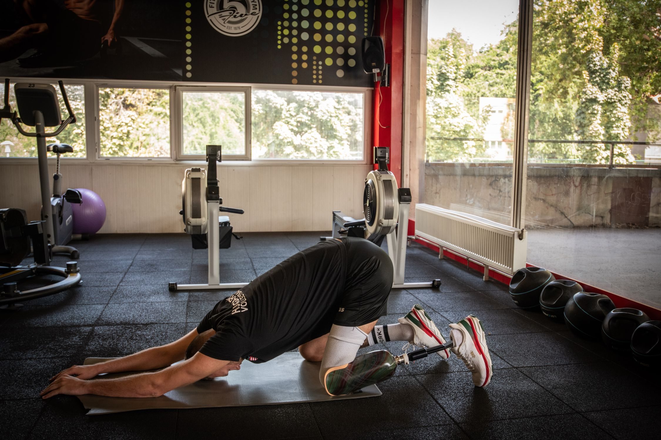 Kertész Róbert parasportoló edz