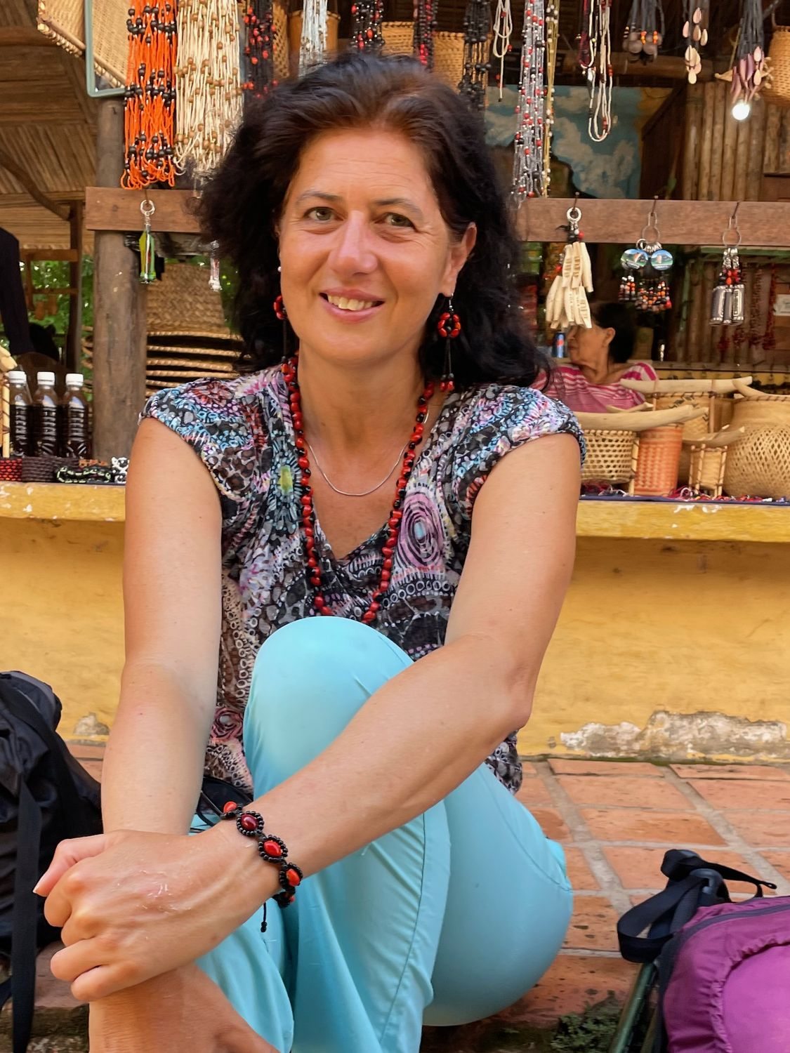 Berg Judit utazás során