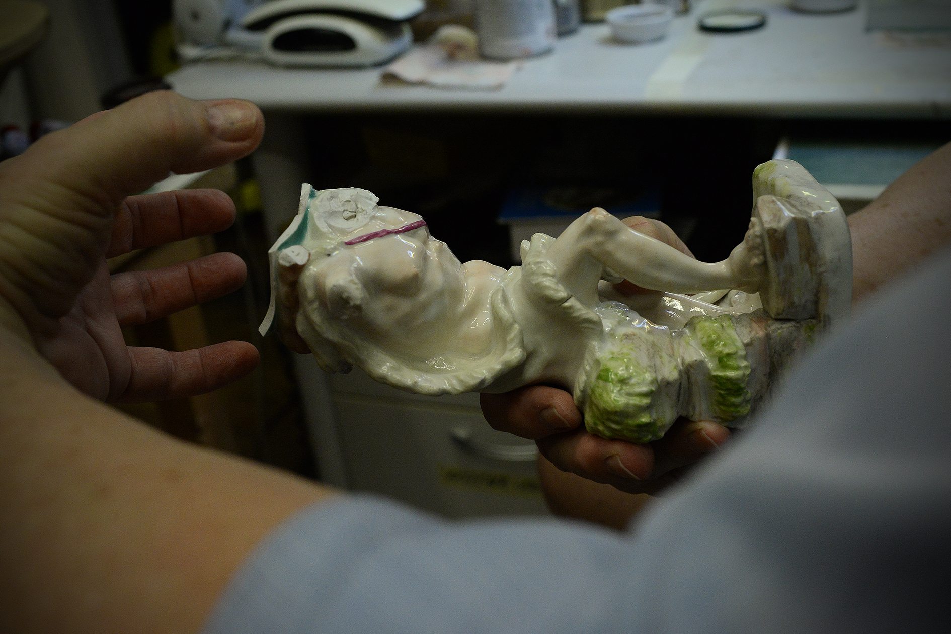 porcelán figura