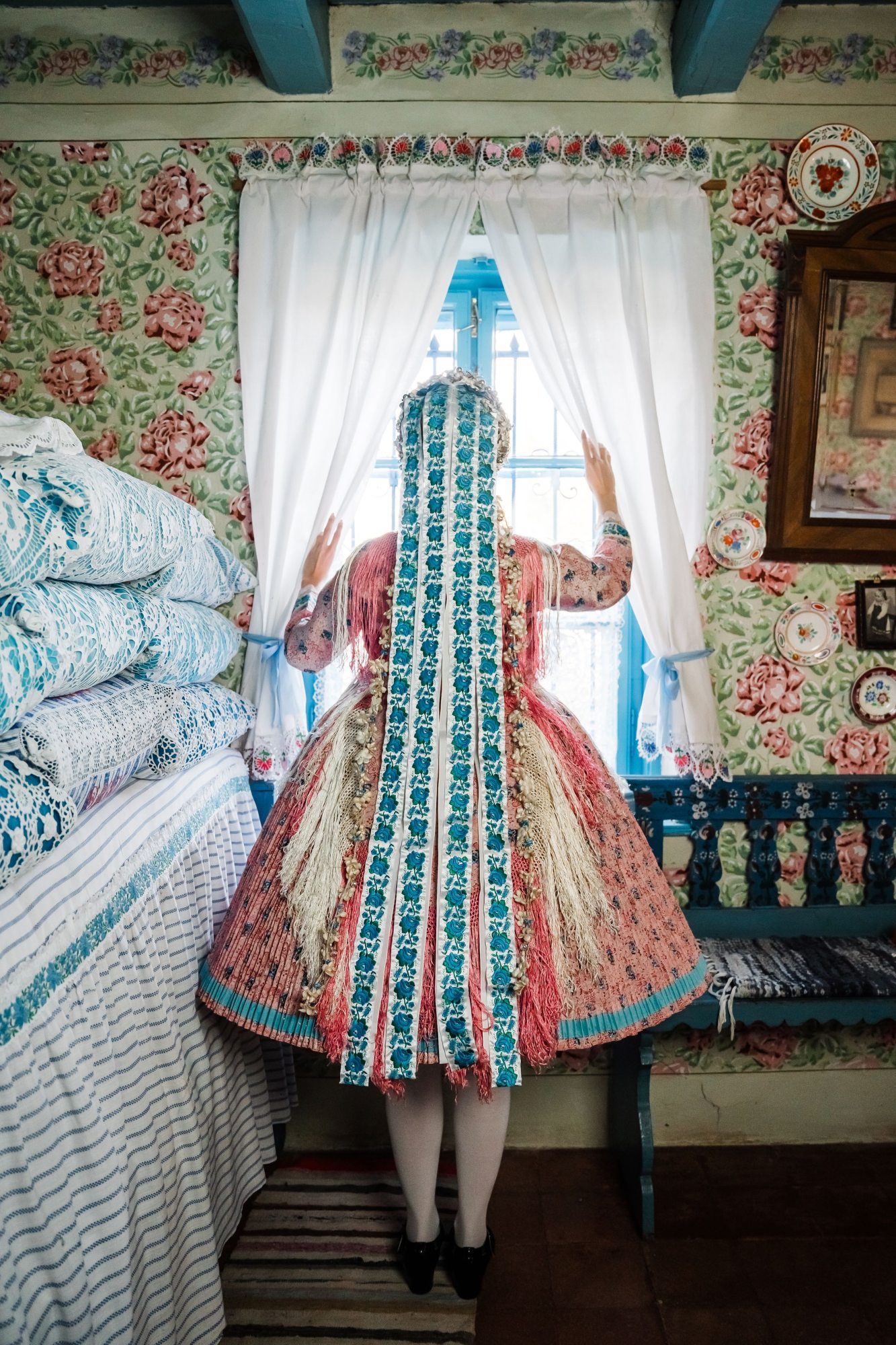 menyasszonyi fejdísz