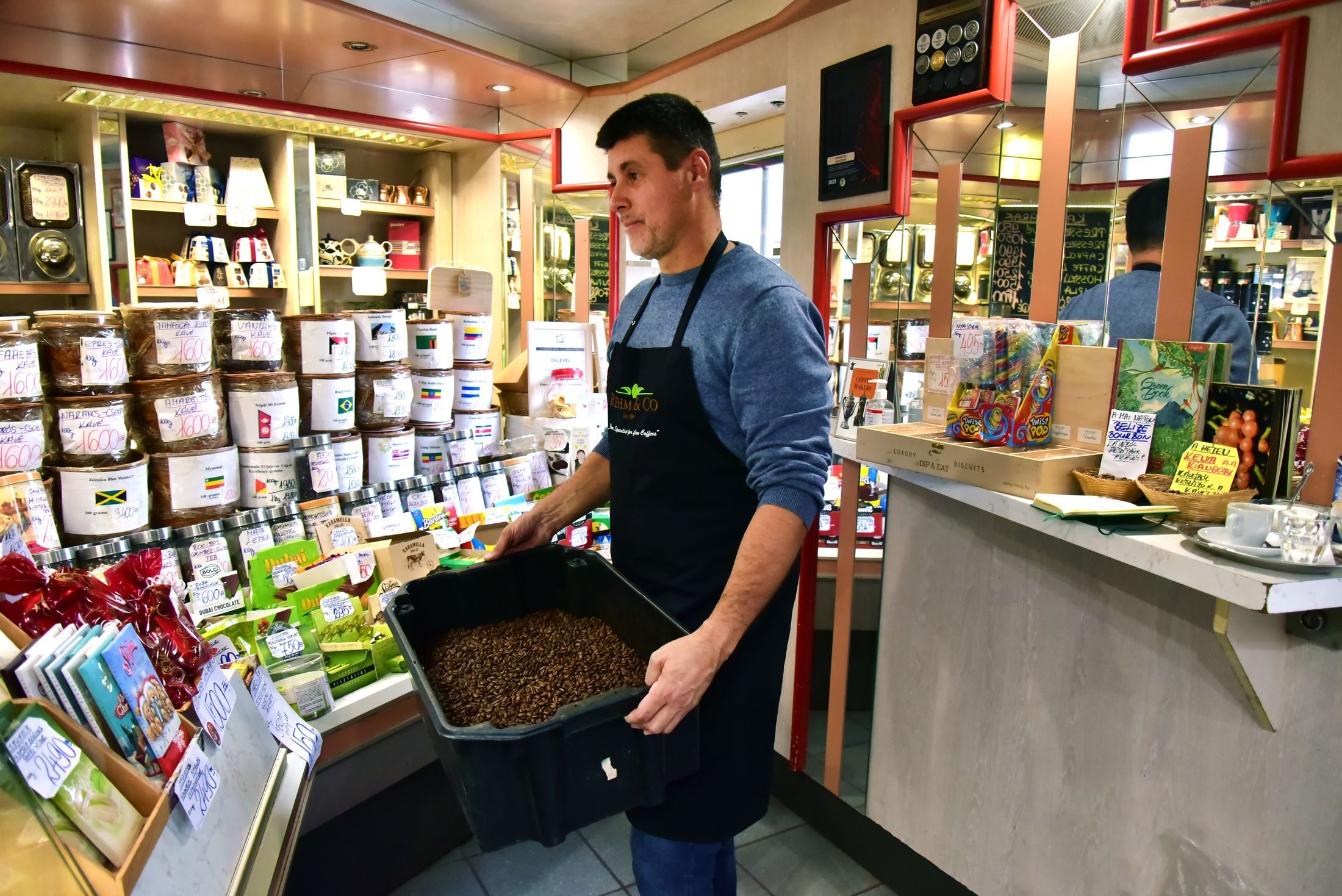 Kapucziner kávézóban kávéfajták