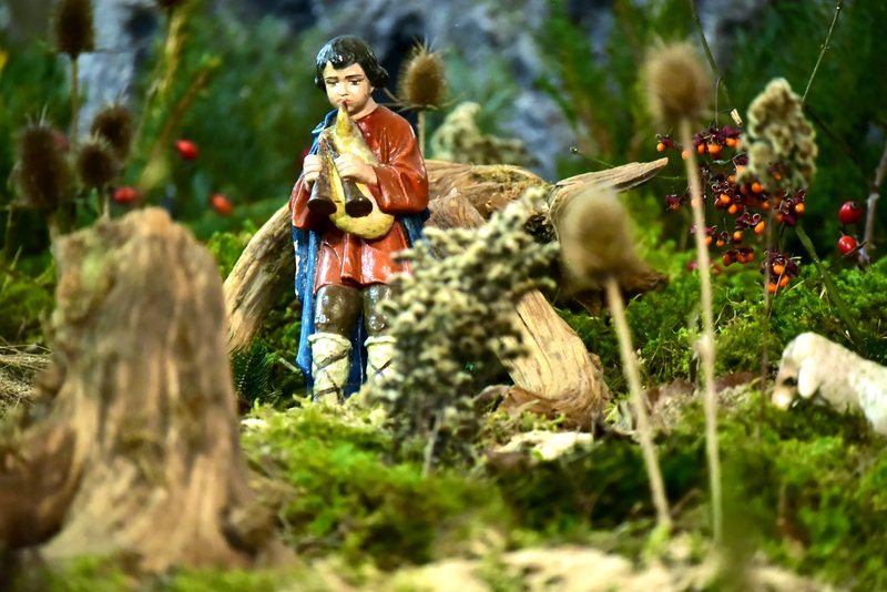 Vörs településen betlehem