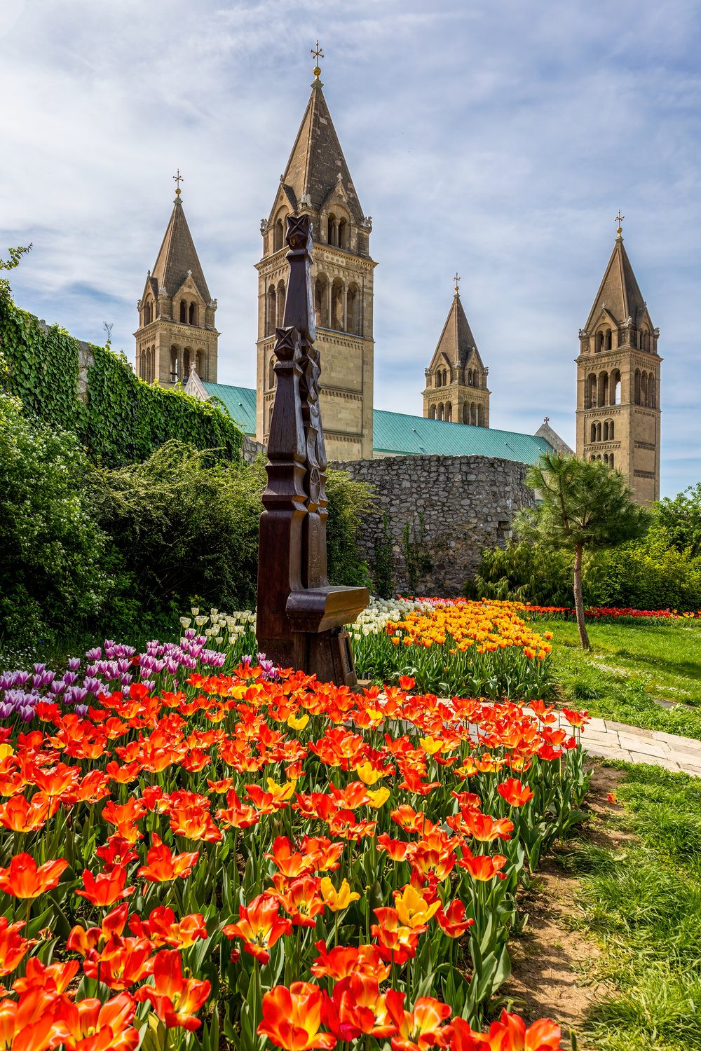 Tulipánkert Pécsen