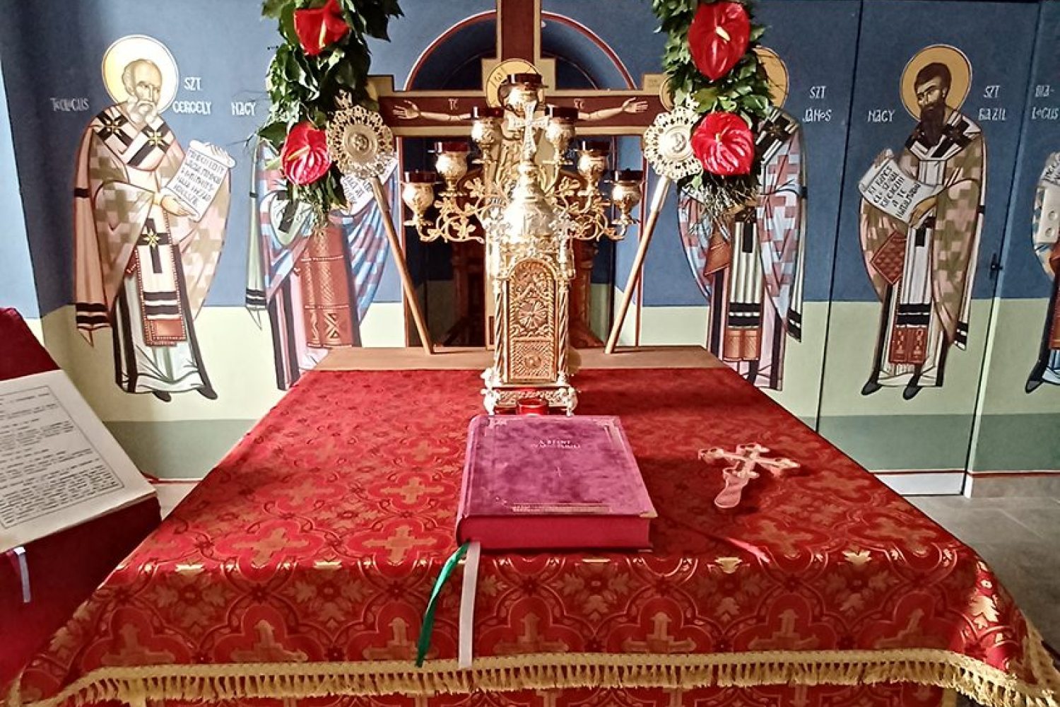 The altar of the Greek Catholic Chapel