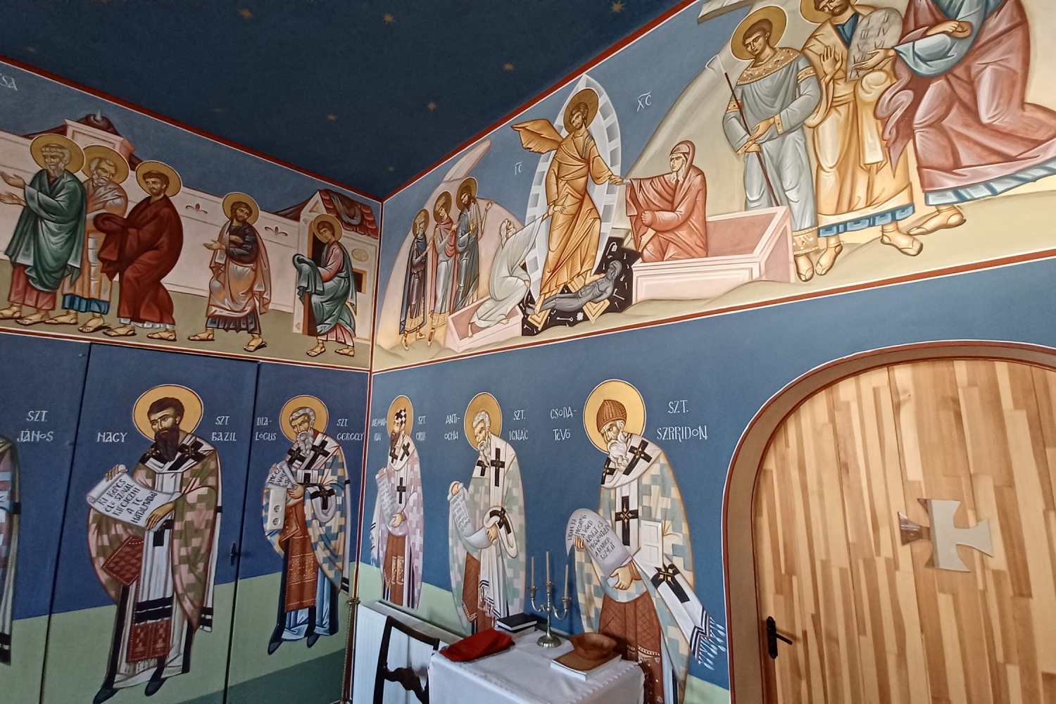 The murals of Mihály Vajda in the Greek Catholic Chapel of Eger