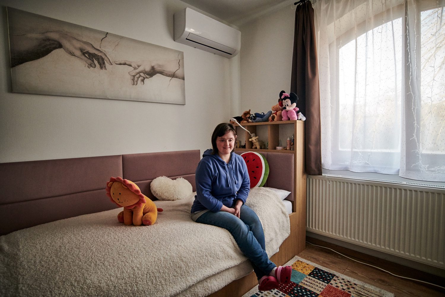 fogyatékossággal élő szobája
