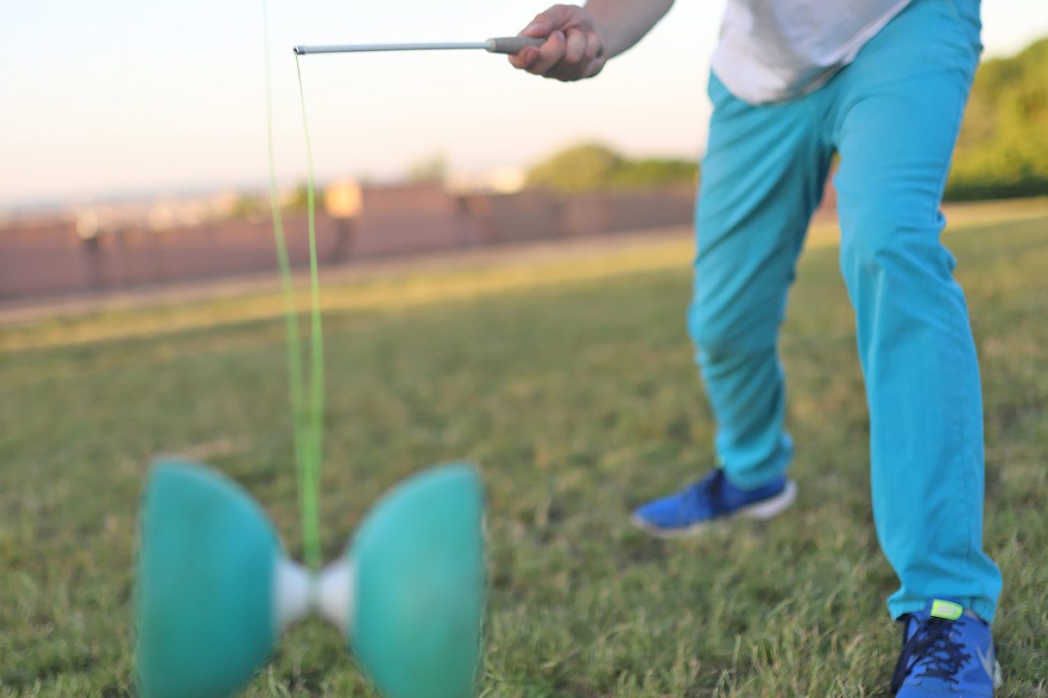 Bendegúz Pál L. with a yoyo