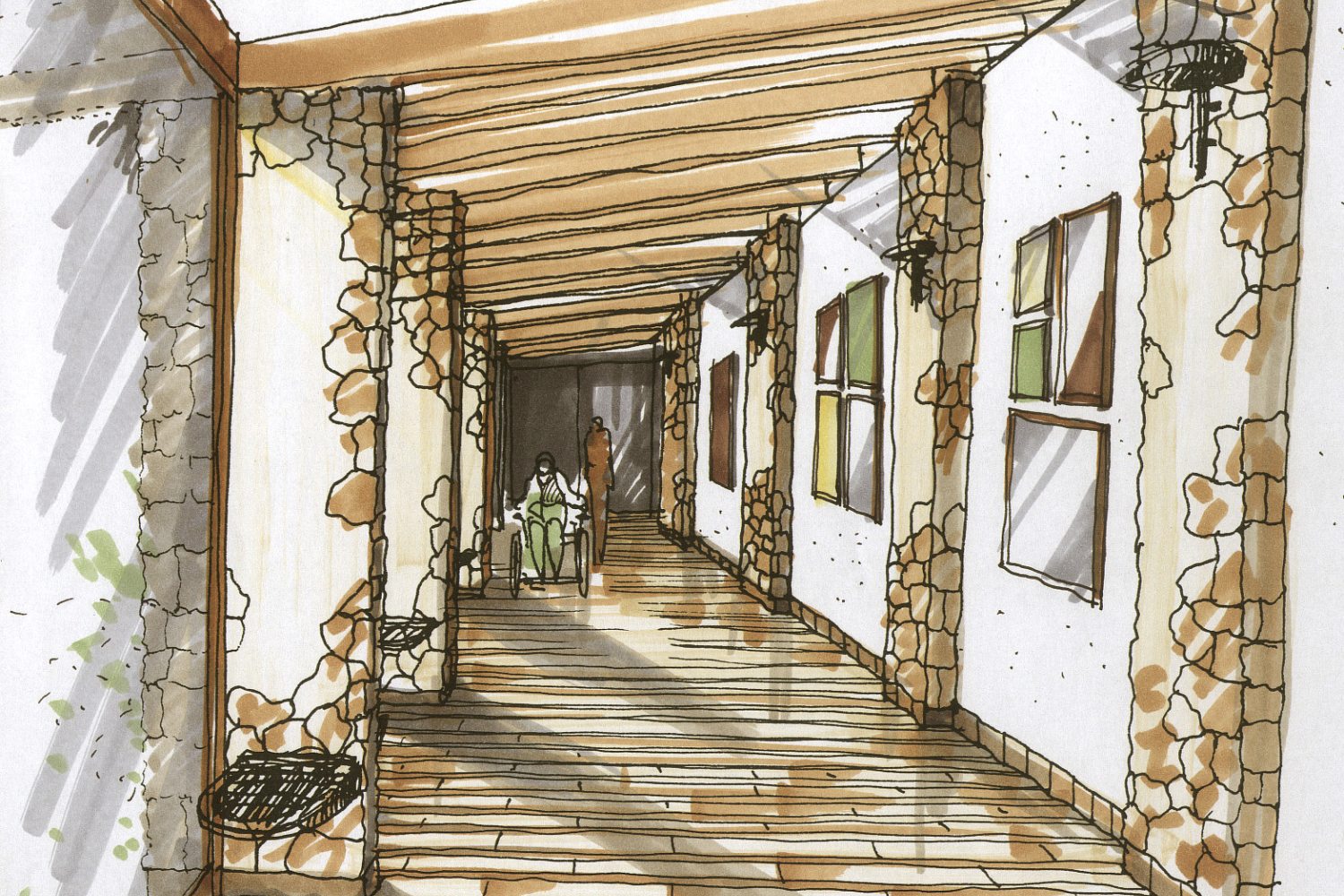 Az Országos Orvosi Rehabilitációs Intézet látványterve 2