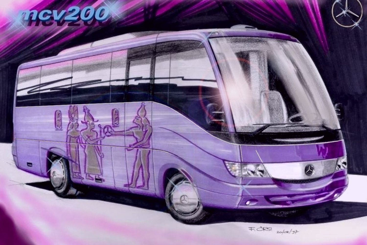 MCV 200 midibusz design javaslat