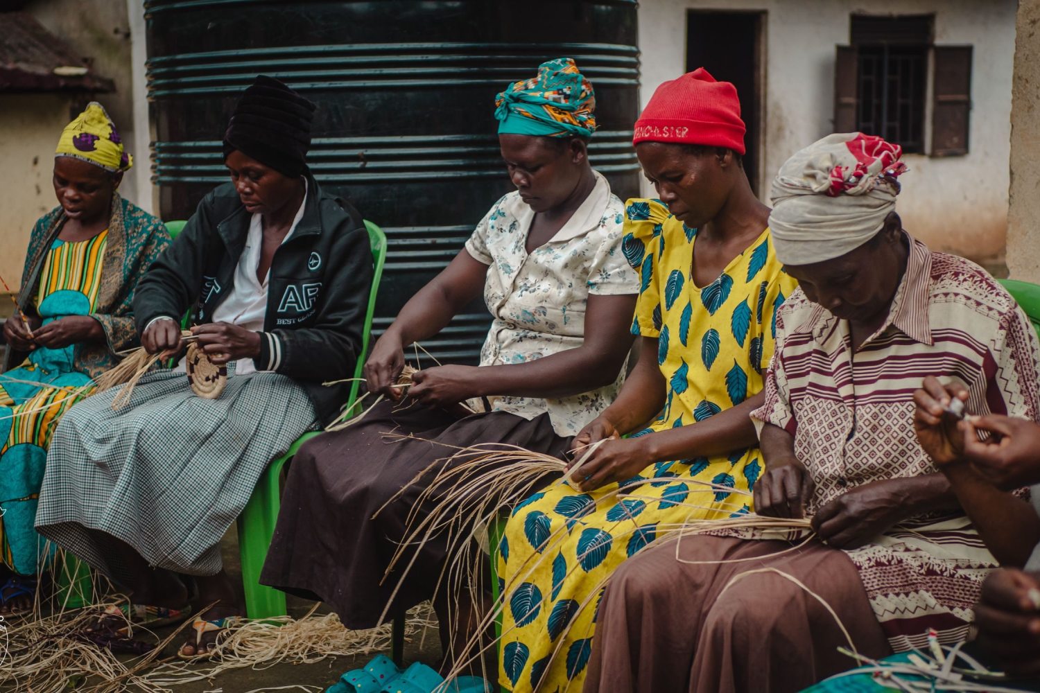 Women weaving