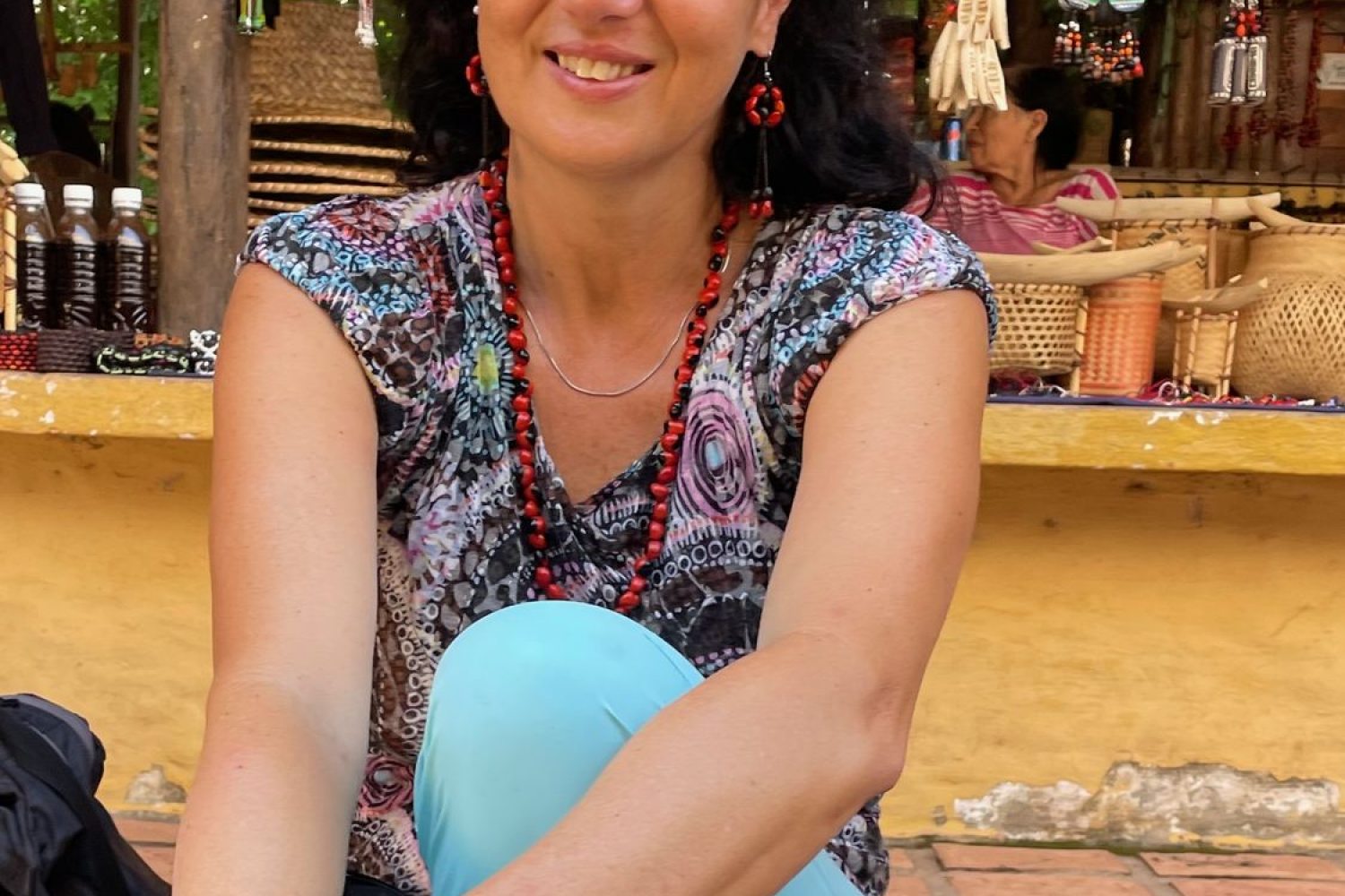 Berg Judit utazás során