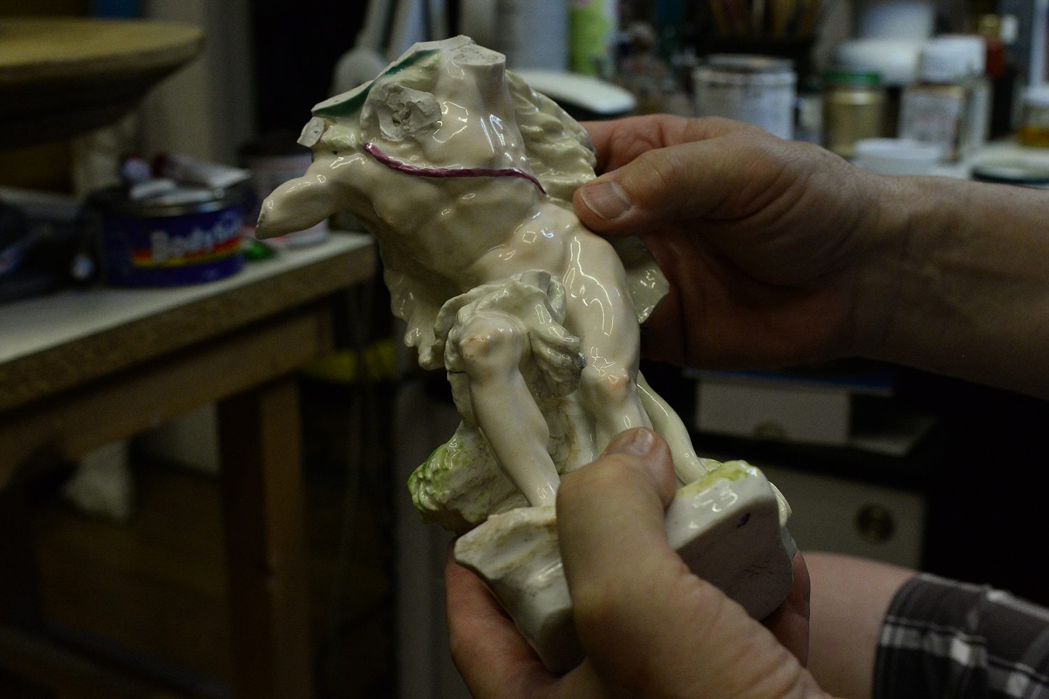 porcelán figura kép