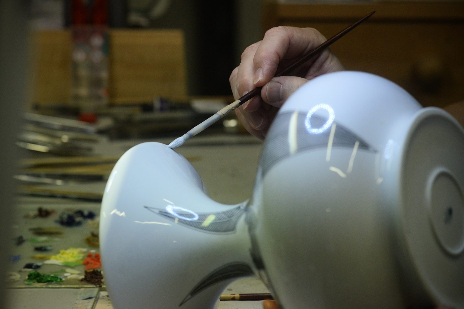 porcelán festés