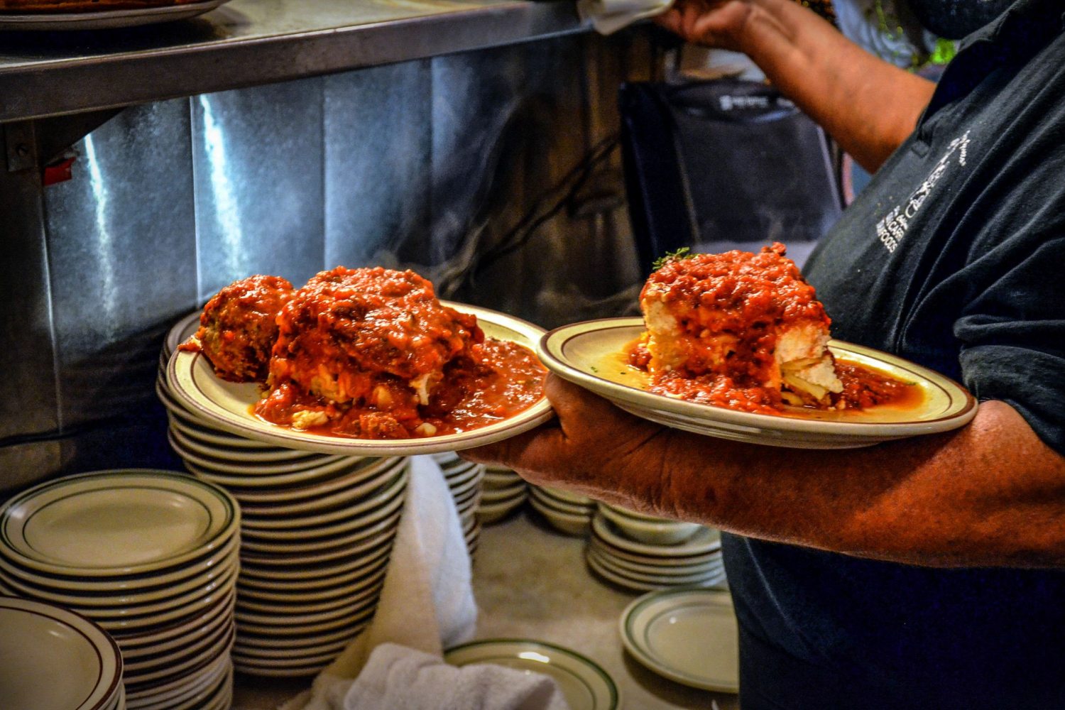 San Diego ételek egyike, lasagne