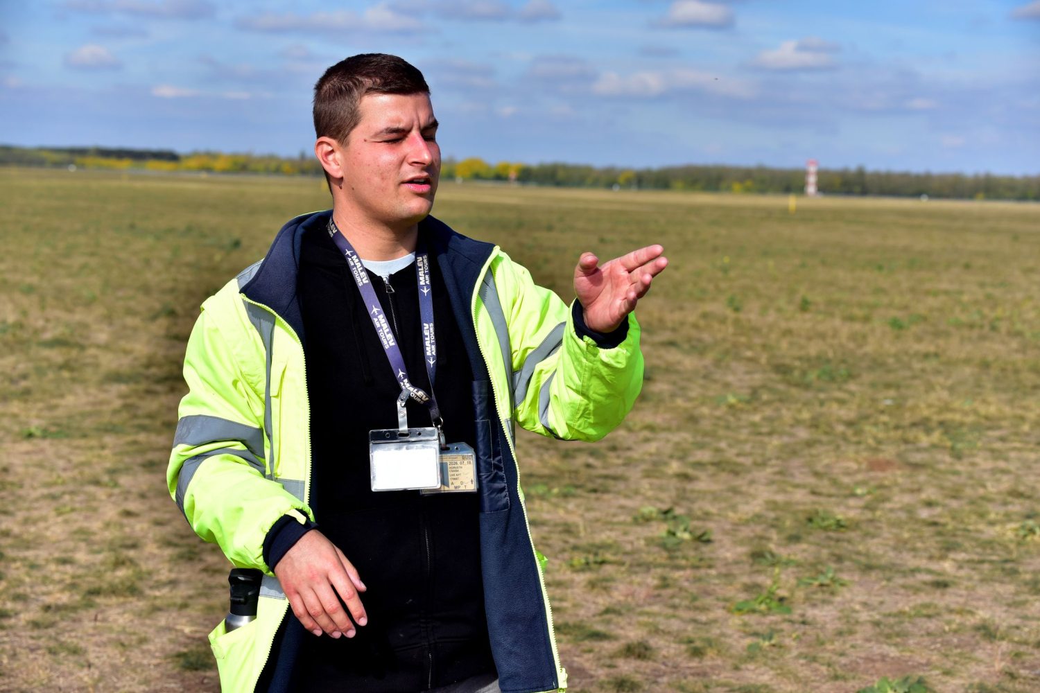 Horváth Csaba, a Légiközlekedési Kulturális Központ munkatársa