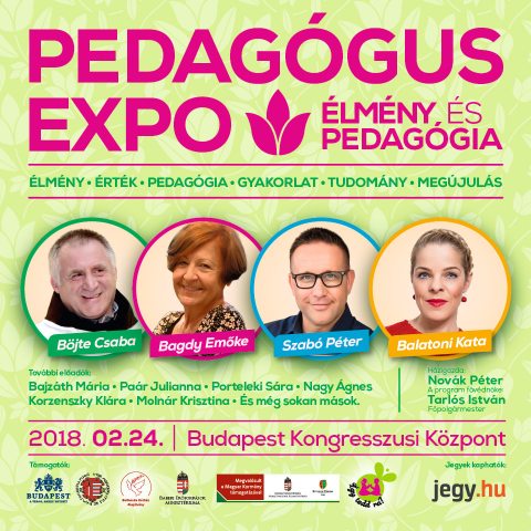 Pedagógus Expó lesz február 24-én a Kongresszusi Központban