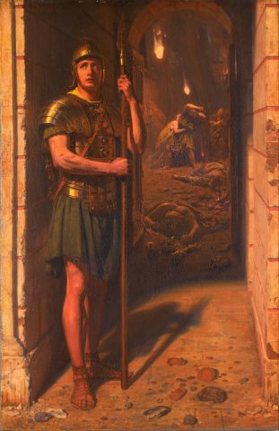 E. J. Poynter (1865): Híven, mindhalálig, forrás: Wikimedia