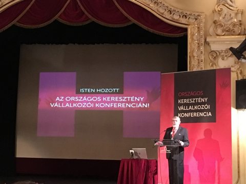 Kásler Miklós professzor a Keresztény Vállalkozói Konferencián