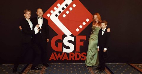 Százados Ábel és családja a Global Short Film Awards-on