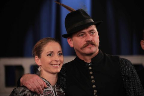 Onodiné Csécsi Katalin és Onodi Attila a „Fölszállott a páva 2017”-ben - Kép: Farkas József