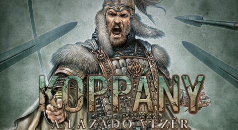 A Koppány c. regény borítója – Borítóterv: Szendrei Tibor